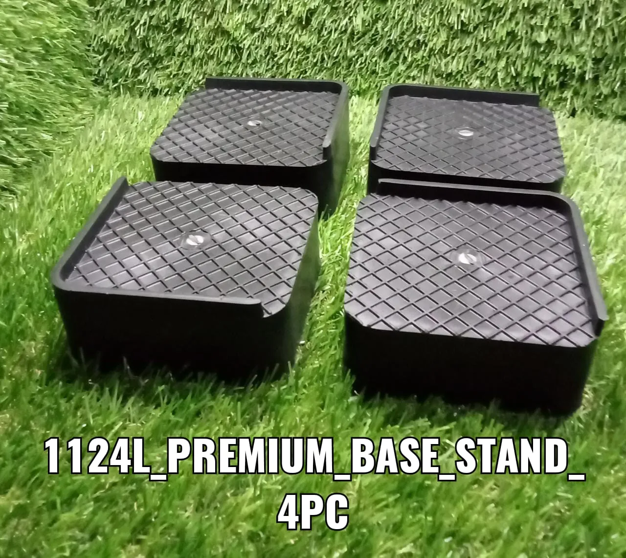 1124L Premium Multipurpose Heavy Duty Cupboard / Refrigerator / Sofa Base Stand - Set of 4 Pcs