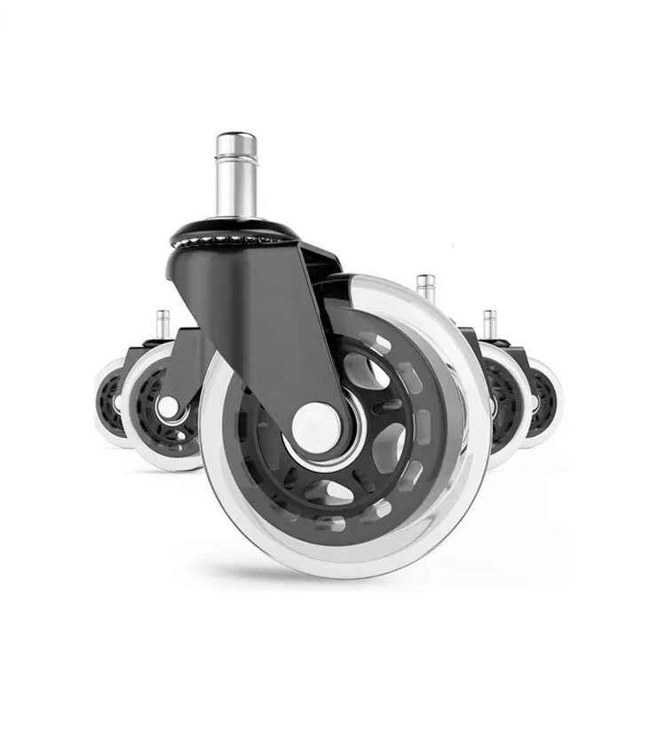 5 Pack Wood Safe Office Chair Wheels Replacement