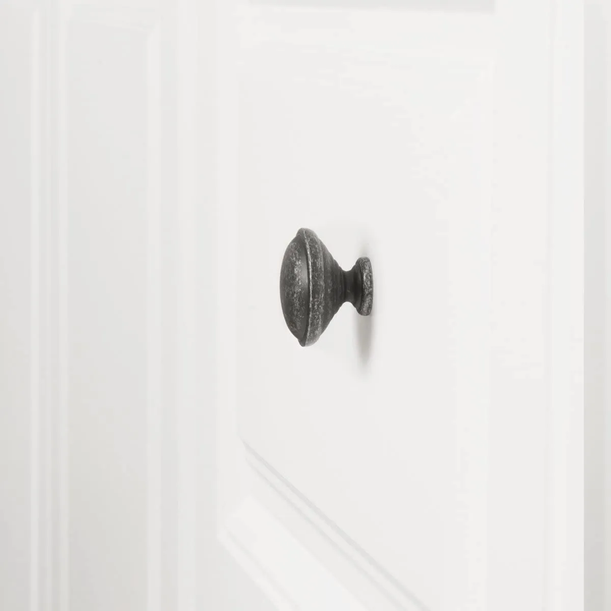 AmazonBasics Mushroom Cabinet Knob 1.19in Diameter Antique Silver 10Pack
