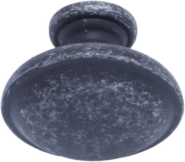 AmazonBasics Mushroom Cabinet Knob 1.19in Diameter Antique Silver 10Pack