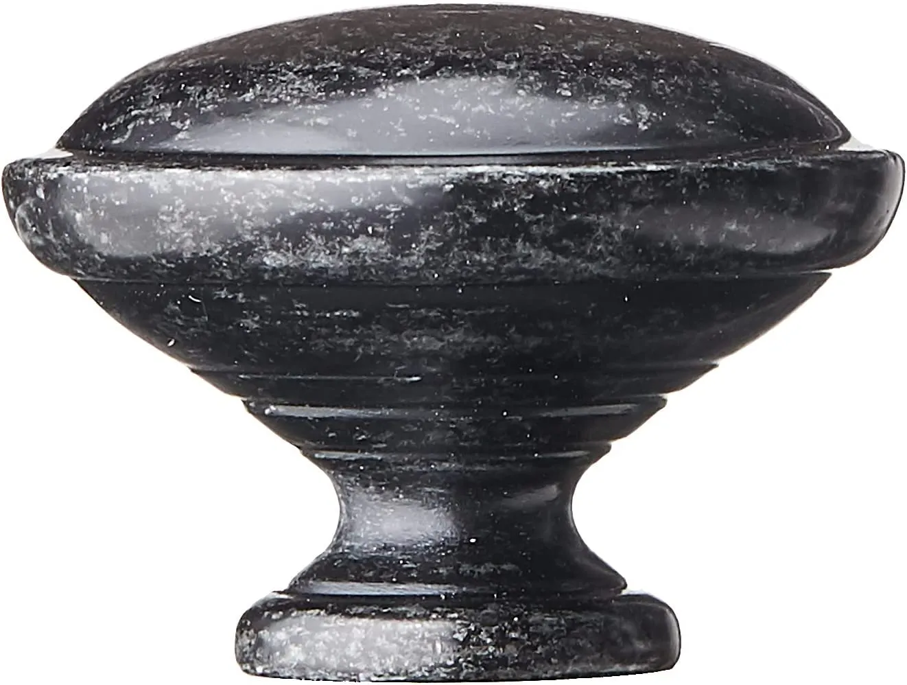 AmazonBasics Mushroom Cabinet Knob 1.19in Diameter Antique Silver 25Pack