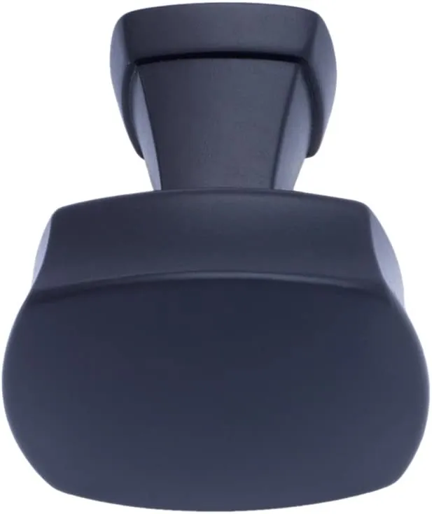 AmazonBasics Rounded Square Cabinet Knob 1.26in Diameter Flat Black 10Pack