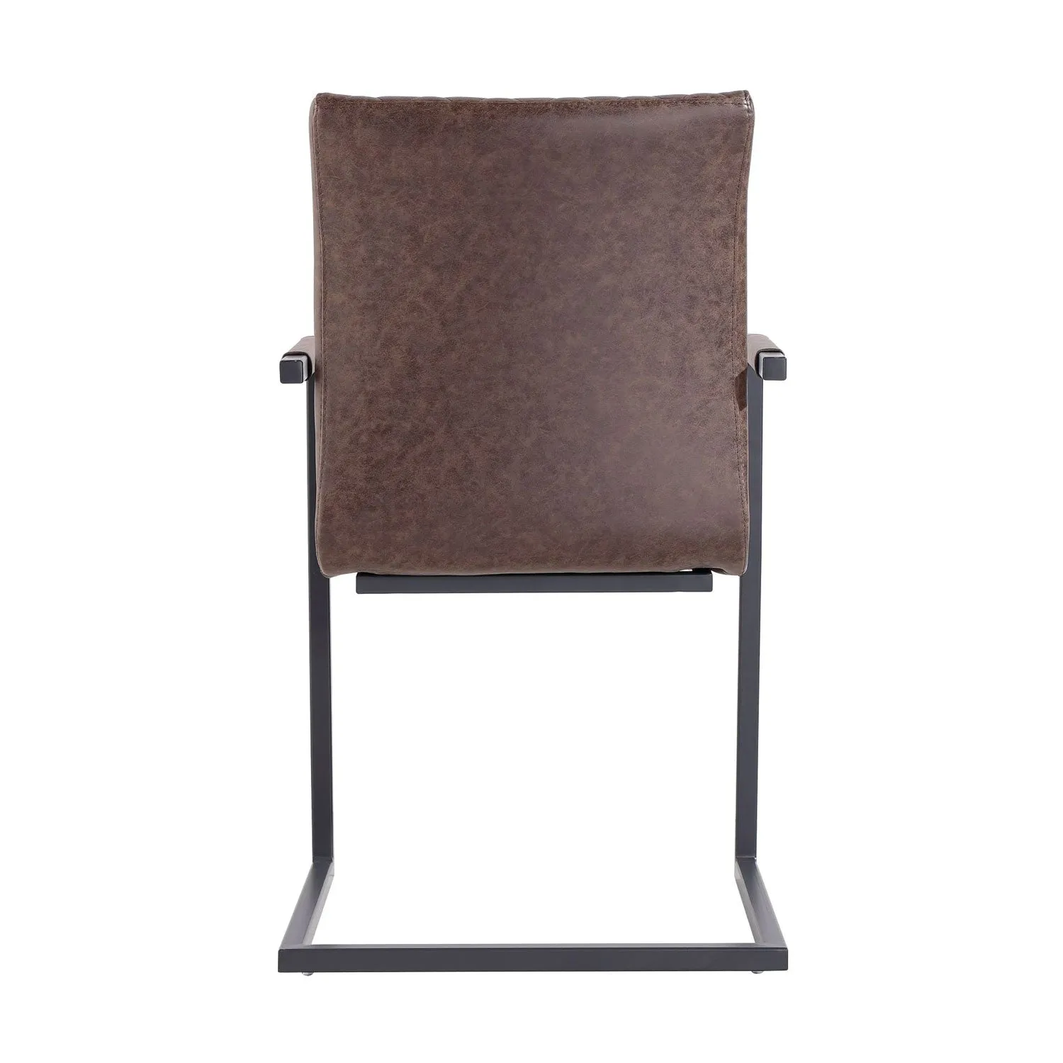 Ashley Brown Upholstered Carver Dining Chair