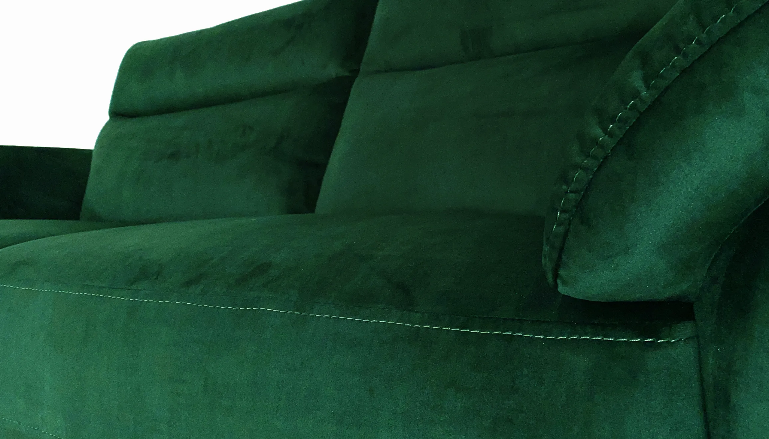 Banks 3 Seater Manual Recliner Velvet  Sofa