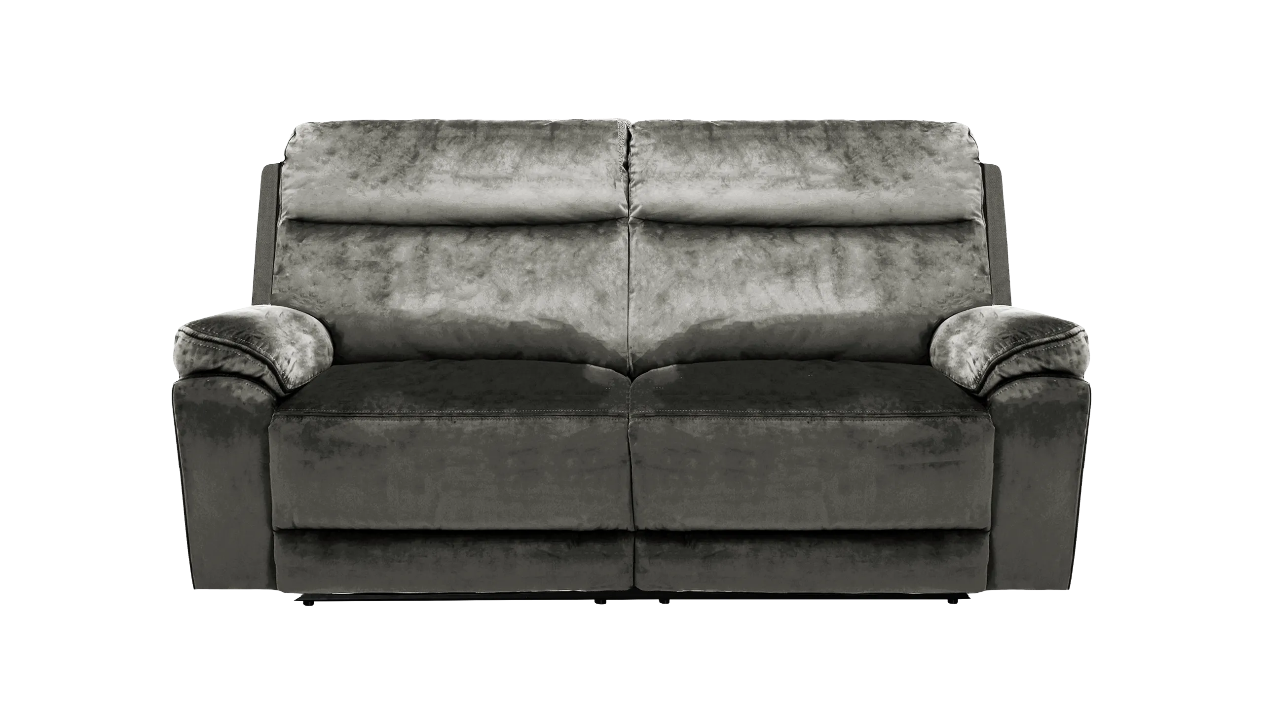 Banks 3 Seater Manual Recliner Velvet  Sofa