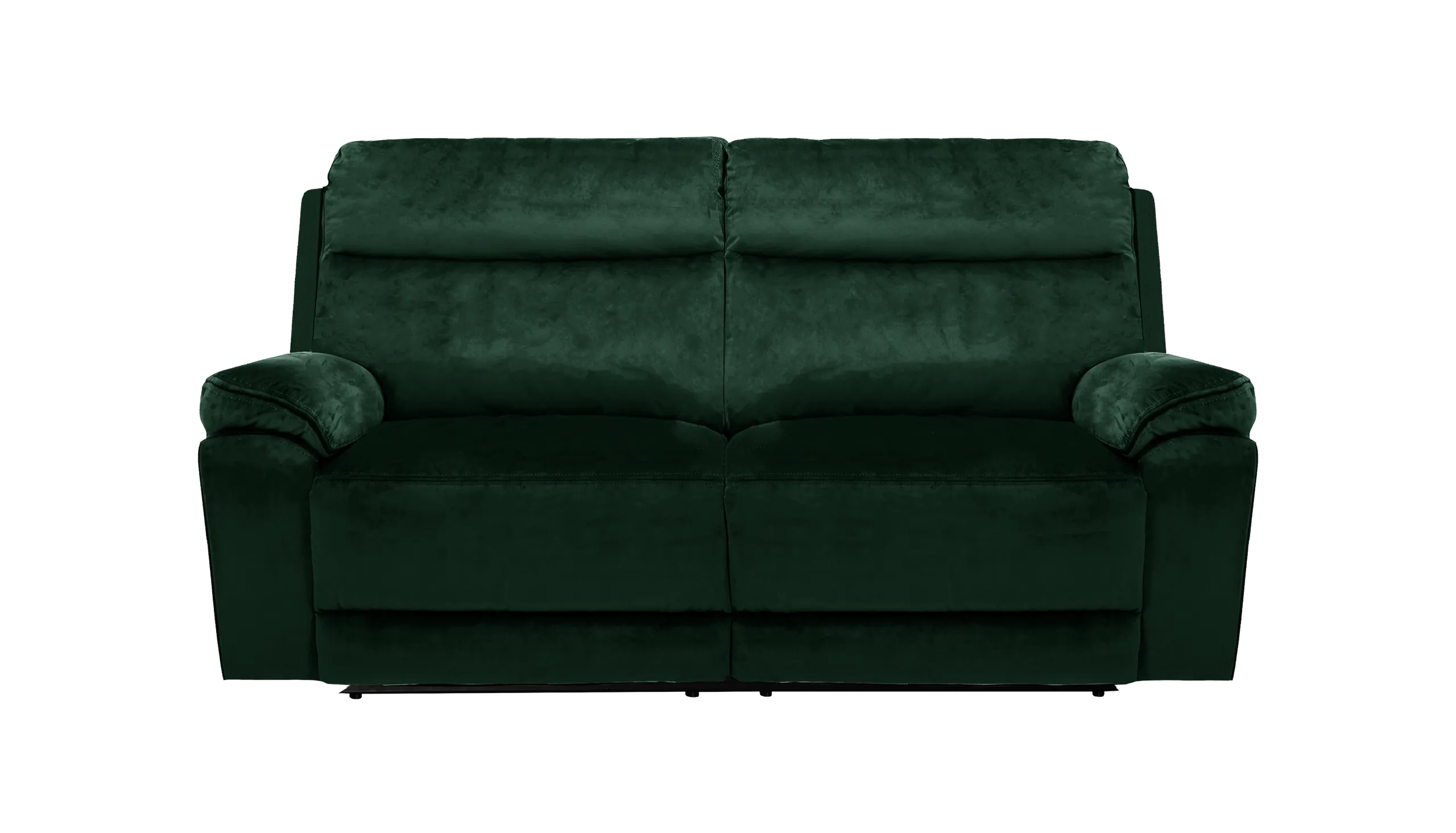 Banks 3 Seater Manual Recliner Velvet  Sofa