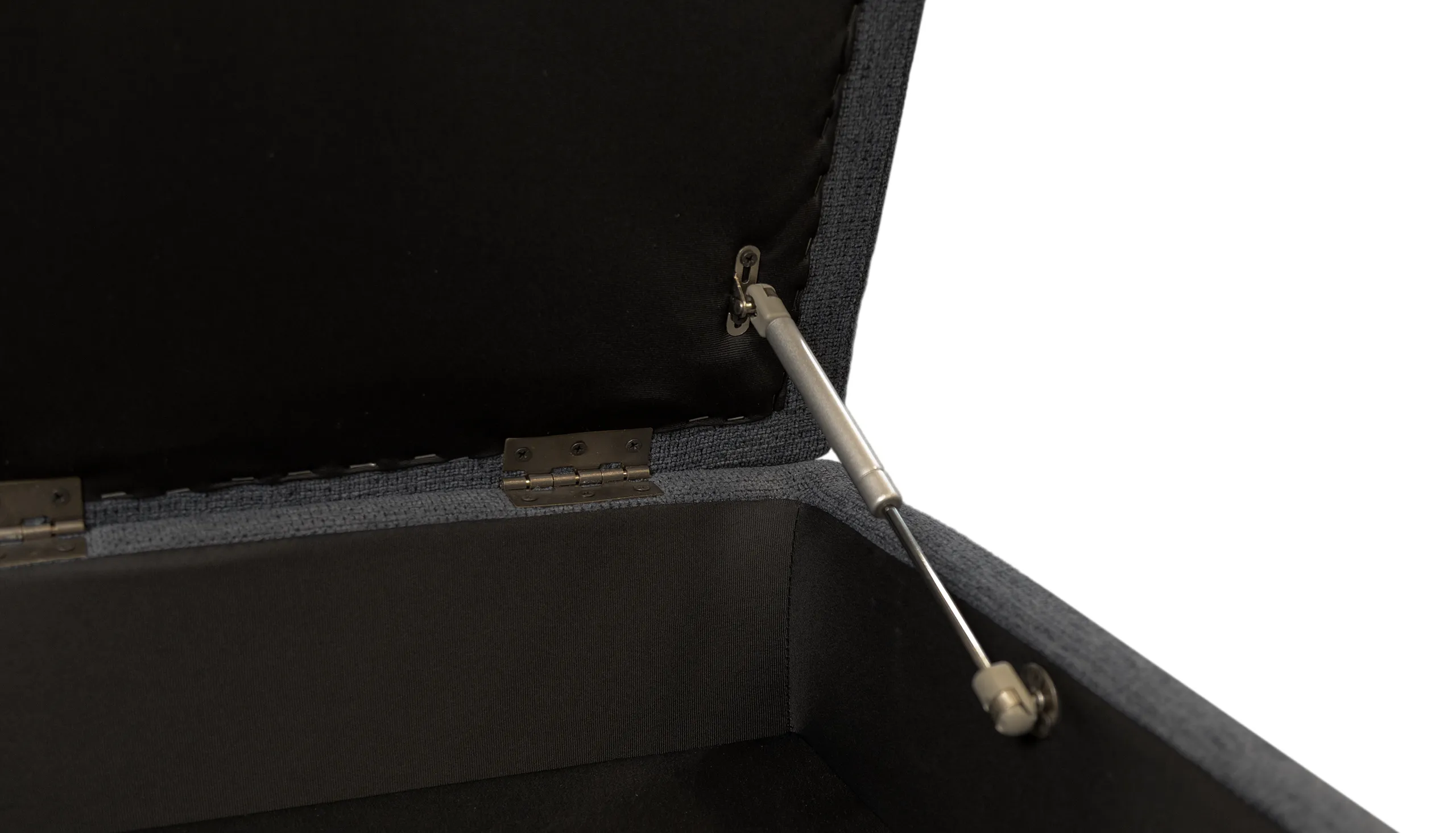 Banks Fabric Storage Footstool