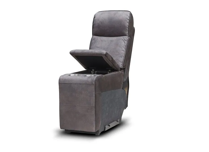 Benetti Charcoal 3RR Sofa W/Optional Console