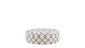 Bow Pattern Footstool
