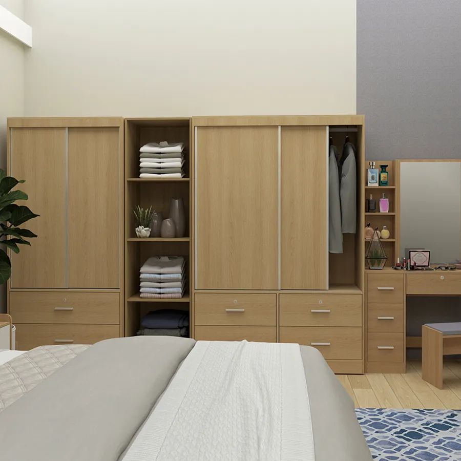 Modern 120 cm Sliding Wardrobe by Brendle - Sleek Design, Space-Saving Organizer