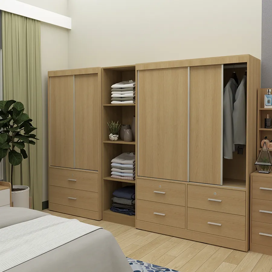 Modern 120 cm Sliding Wardrobe by Brendle - Sleek Design, Space-Saving Organizer