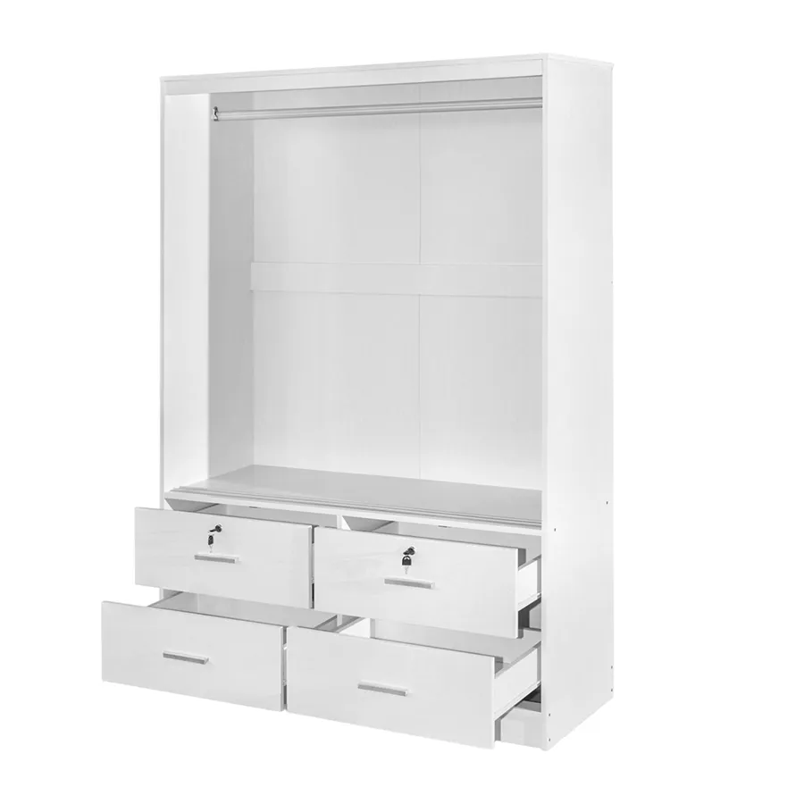Modern 120 cm Sliding Wardrobe by Brendle - Sleek Design, Space-Saving Organizer