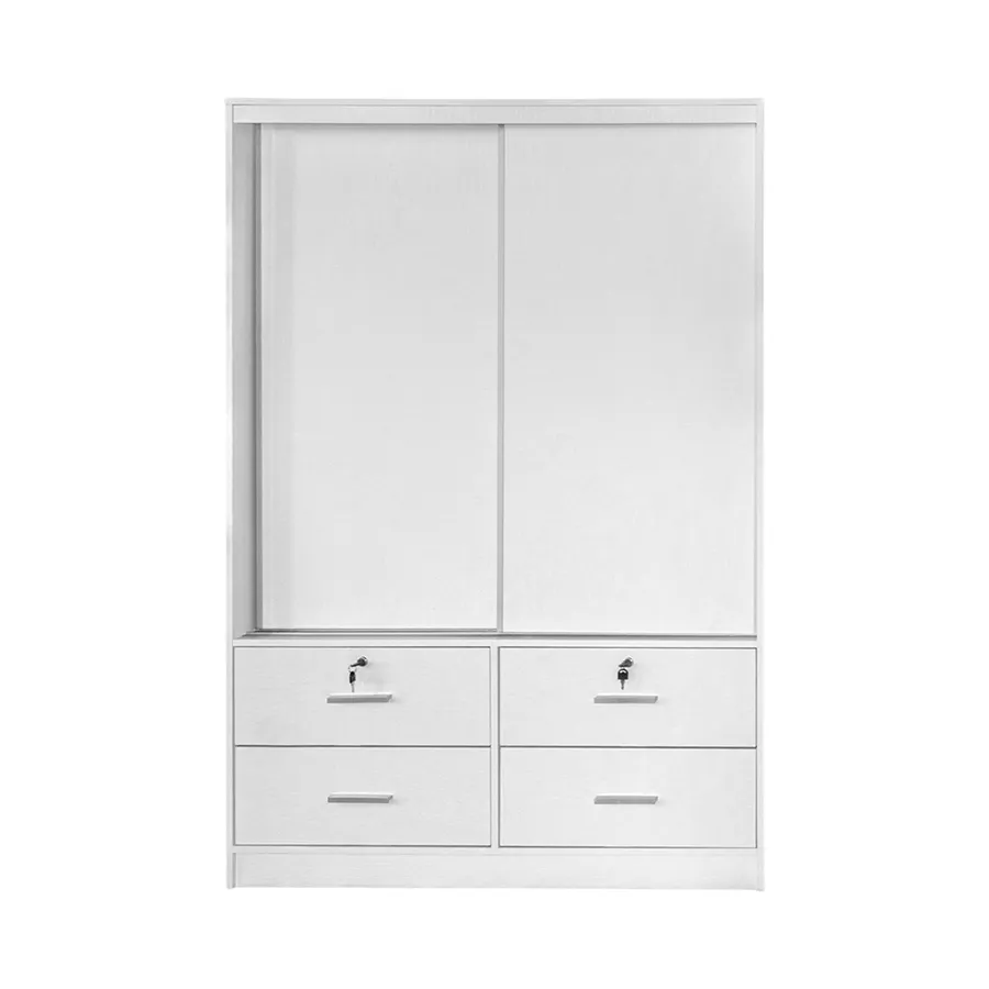 Modern 120 cm Sliding Wardrobe by Brendle - Sleek Design, Space-Saving Organizer