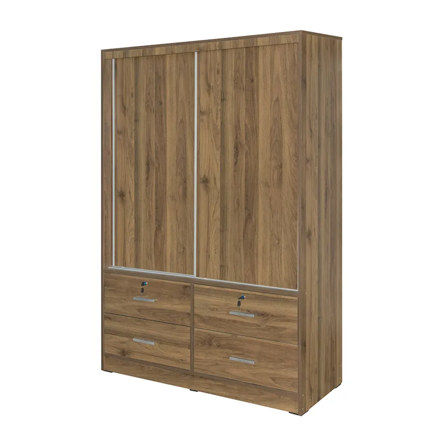 Modern 120 cm Sliding Wardrobe by Brendle - Sleek Design, Space-Saving Organizer