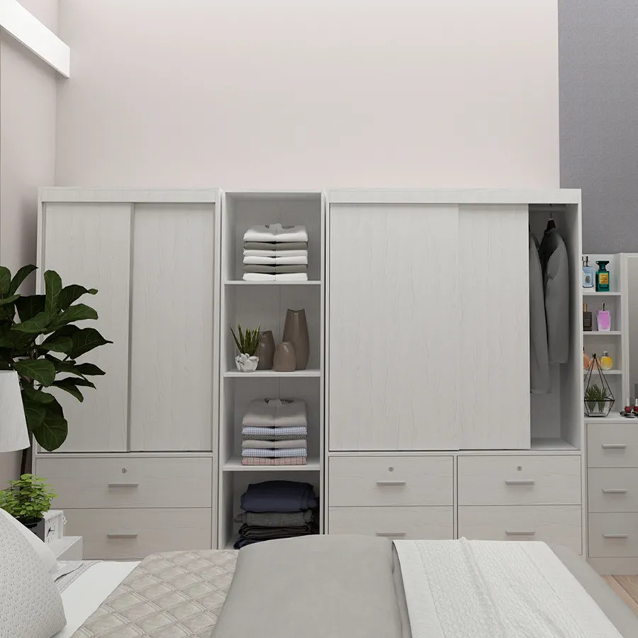 Modern 120 cm Sliding Wardrobe by Brendle - Sleek Design, Space-Saving Organizer