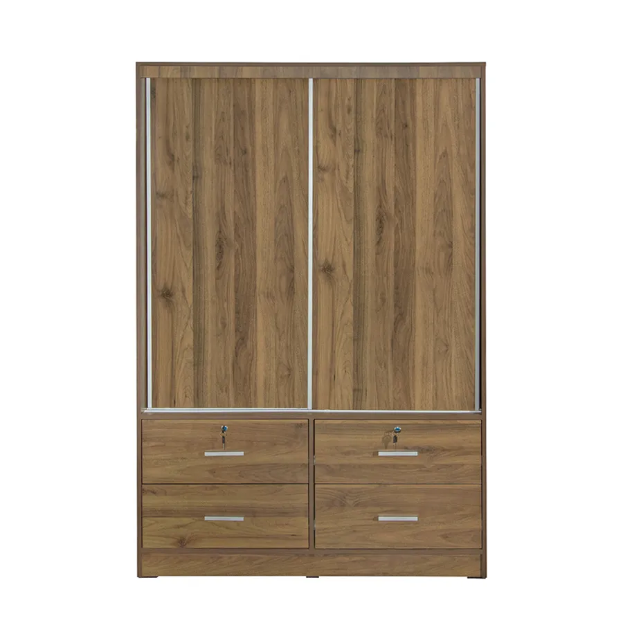 Modern 120 cm Sliding Wardrobe by Brendle - Sleek Design, Space-Saving Organizer