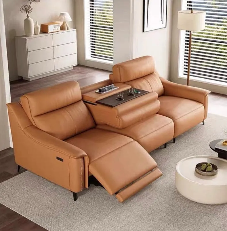 Bridgett Leather Recliner Sofa
