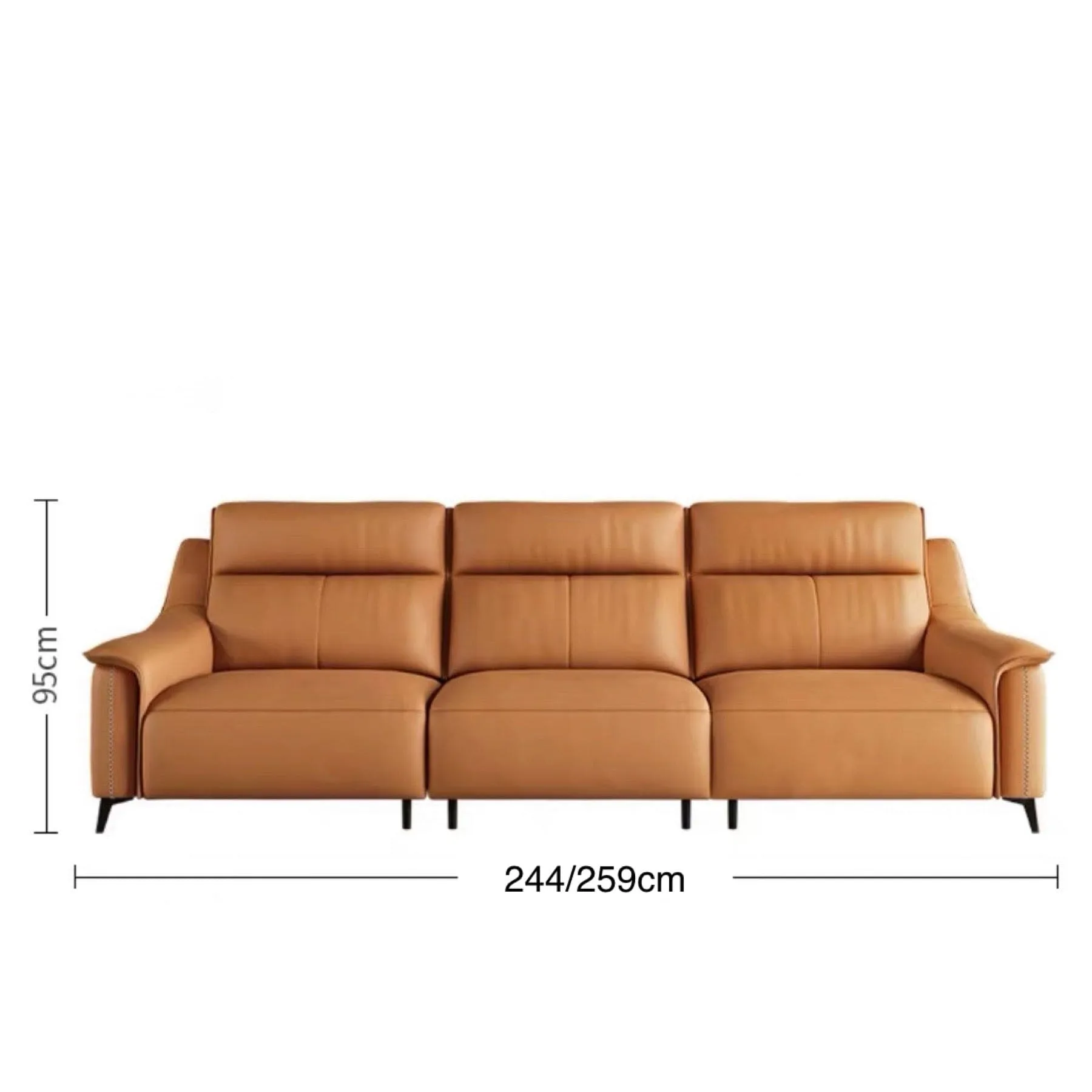 Bridgett Leather Recliner Sofa