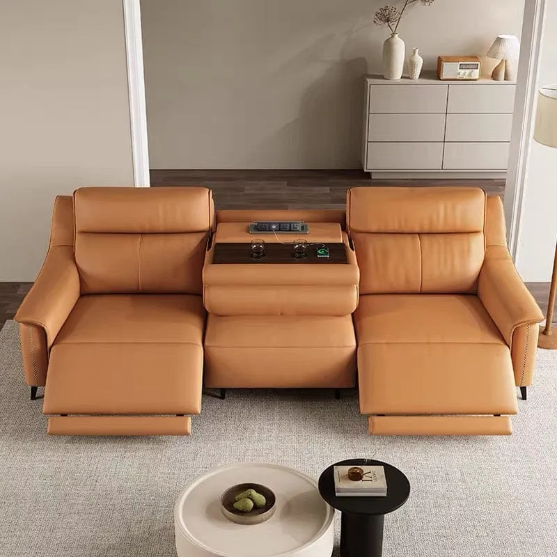 Bridgett Leather Recliner Sofa