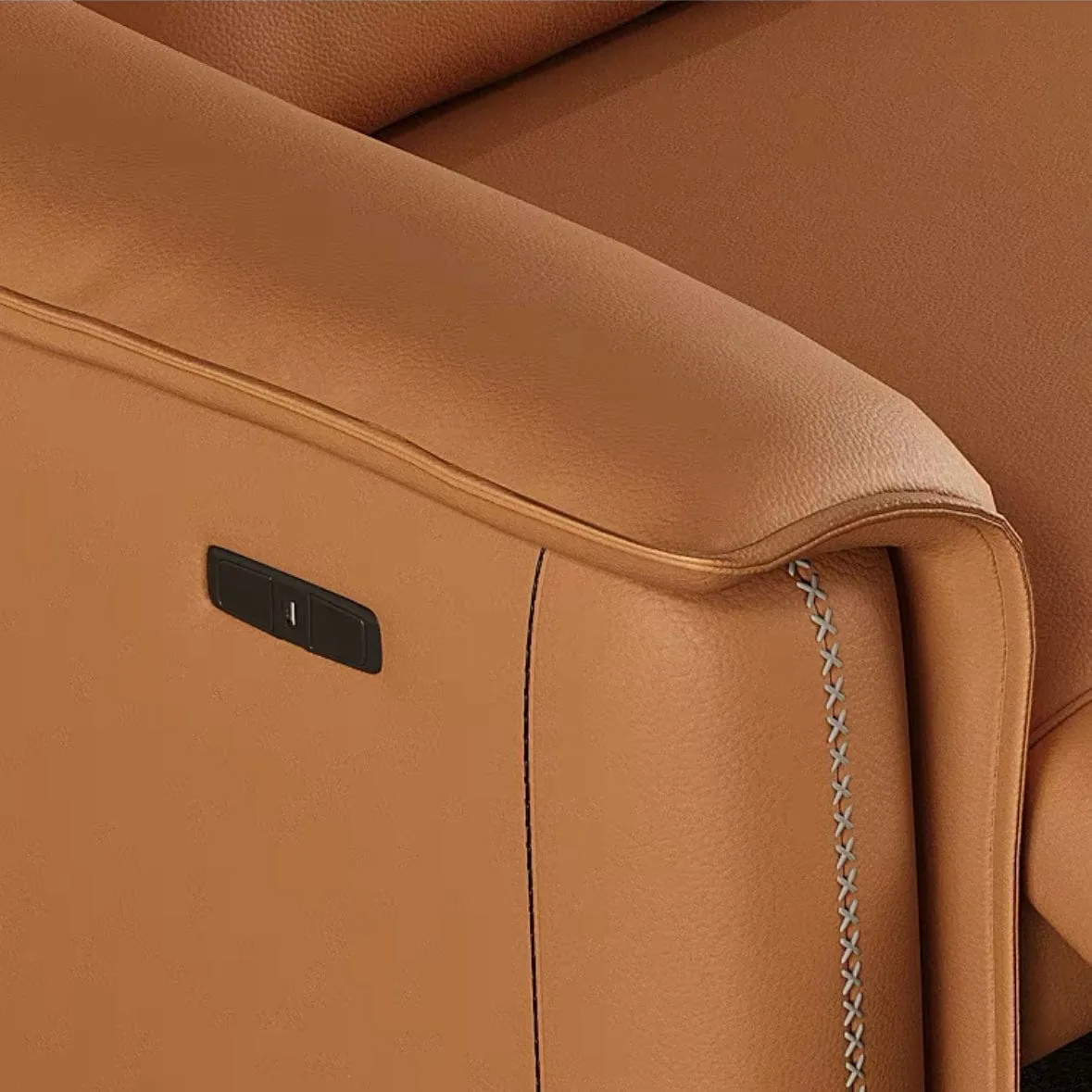 Bridgett Leather Recliner Sofa