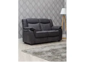 Brooklyn Fabric Two Seat Sofas (Pre-Order Charcoal)