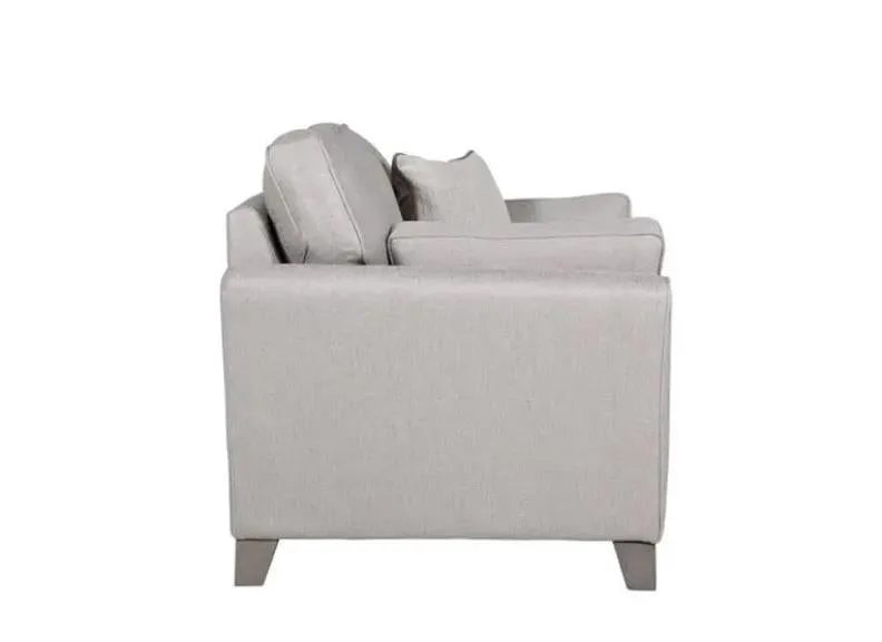 Cantrell Grey Armchair W/Optional Stool
