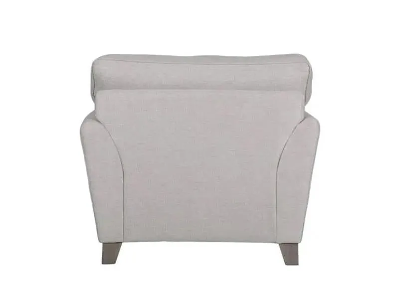 Cantrell Grey Armchair W/Optional Stool