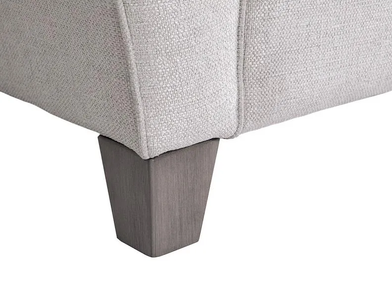 Cantrell Grey Armchair W/Optional Stool