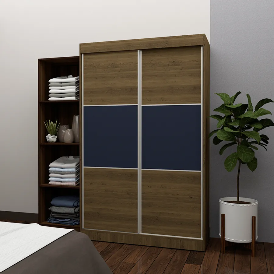 Stylish Cascio 120 cm Sliding Door Wardrobe for Space-Saving Storage
