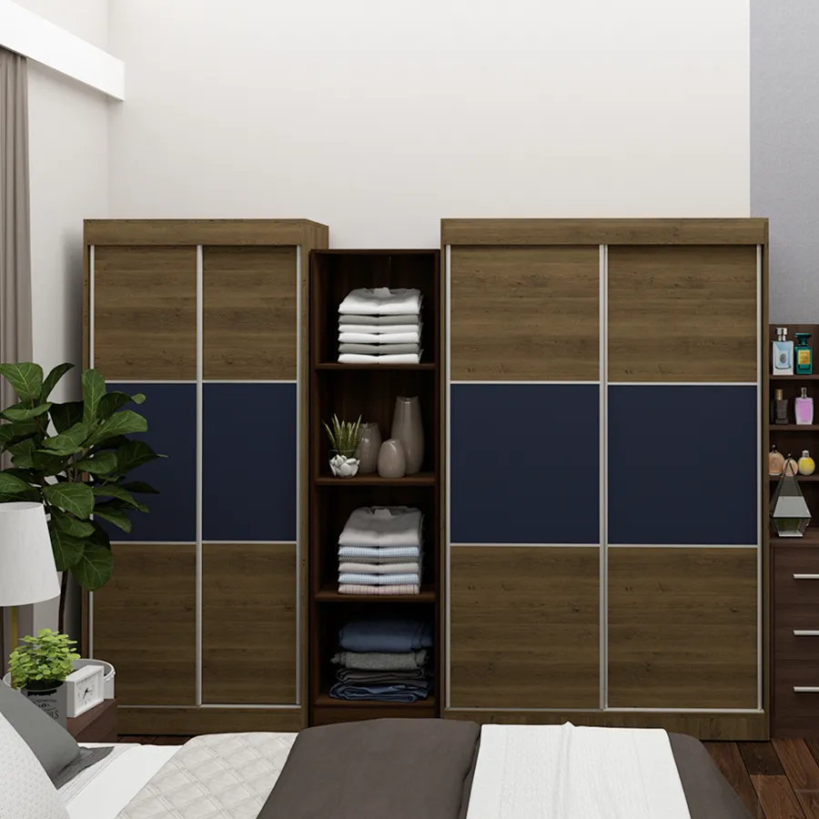 Stylish Cascio 120 cm Sliding Door Wardrobe for Space-Saving Storage