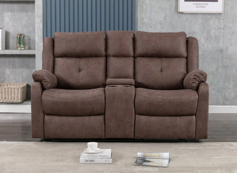 Casey Reclining 2RR Sofas W/Console