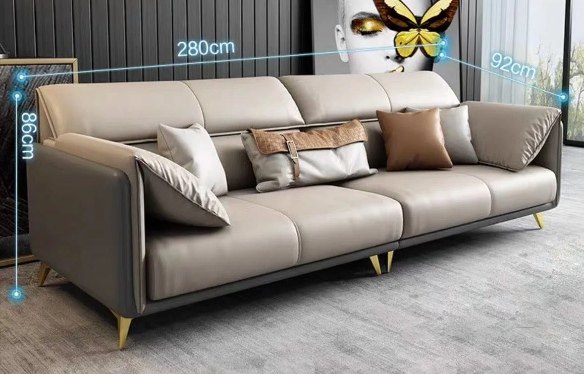Caston Sectional Leather Sofa