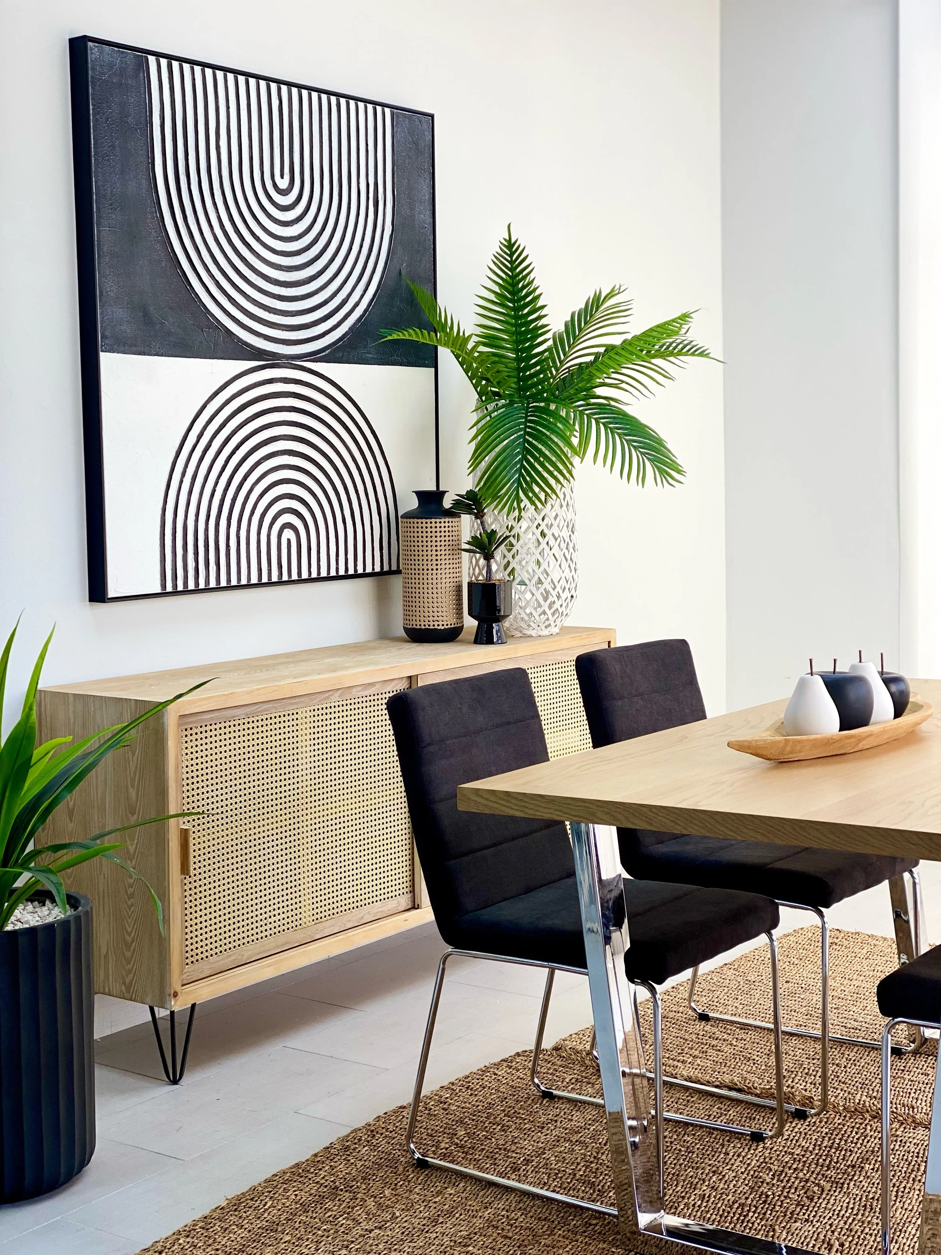 Clara Dining Table Natural Top
