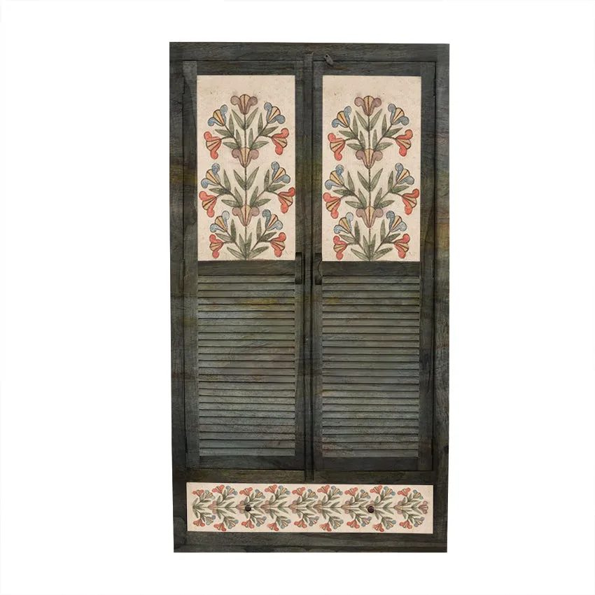 Cynthia 2 Door Wardrobe with Wheel Castor