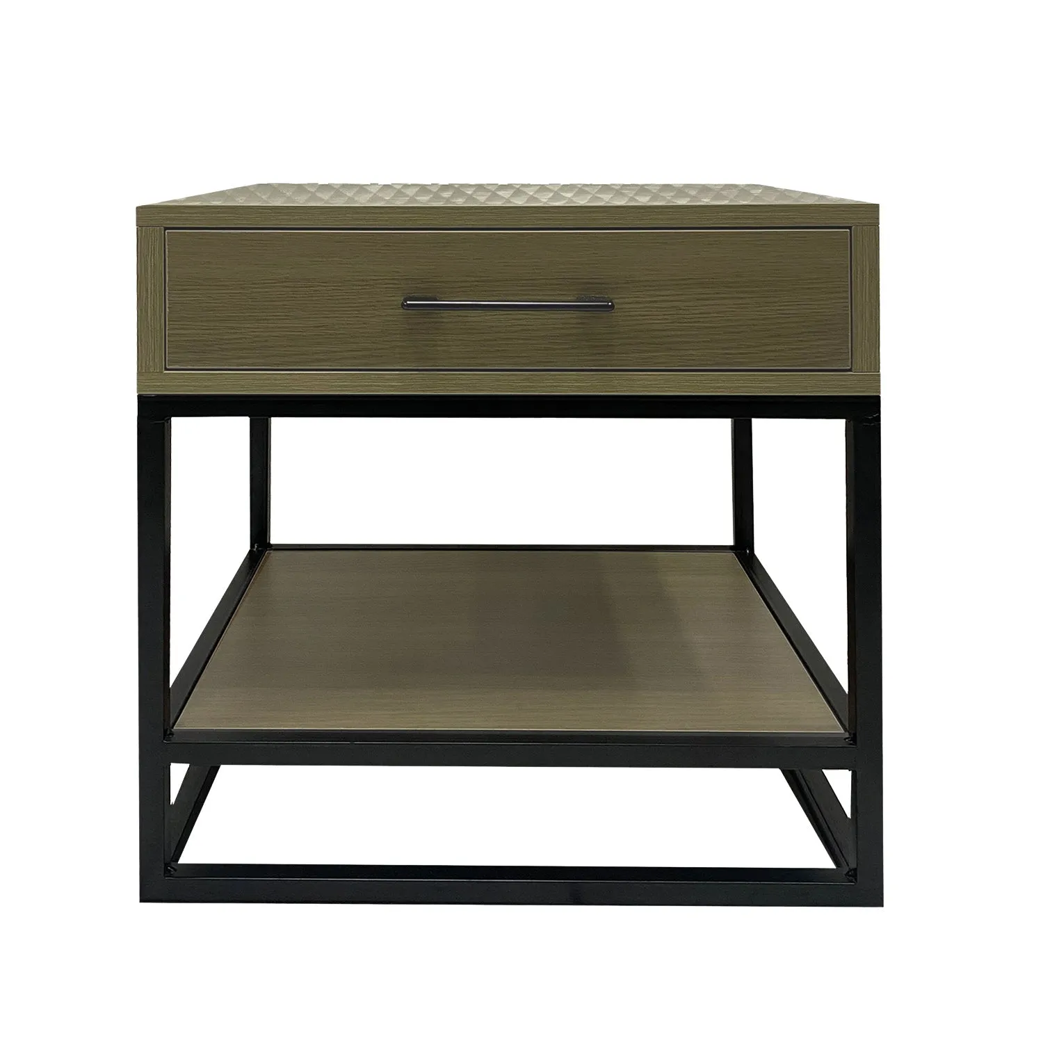 Ellie Side Table with 1 Drawer & Shelf