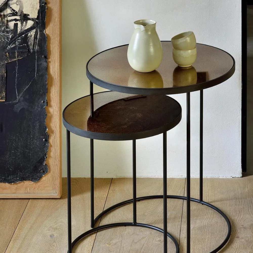 Ethnicraft Nesting Side Table Set