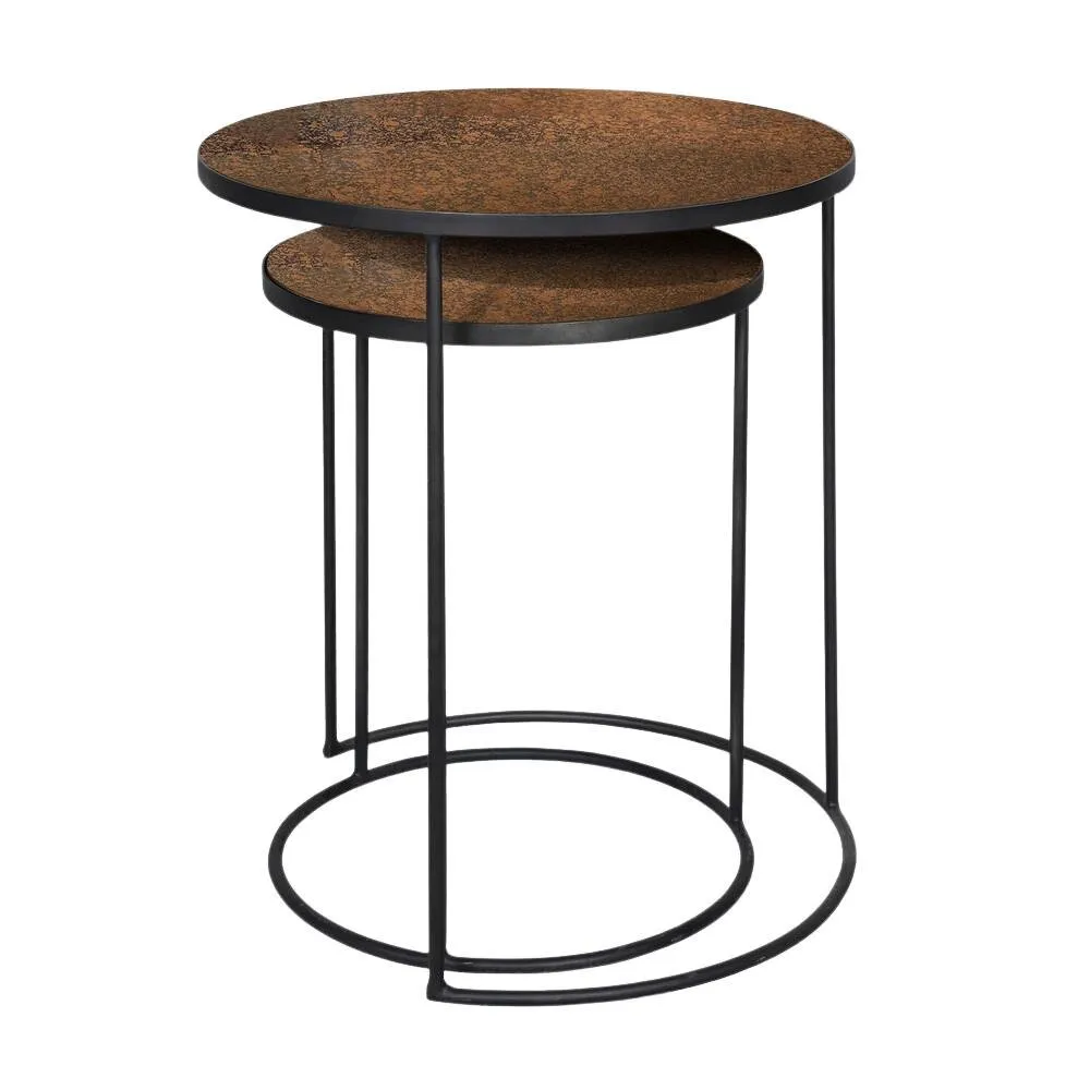 Ethnicraft Nesting Side Table Set