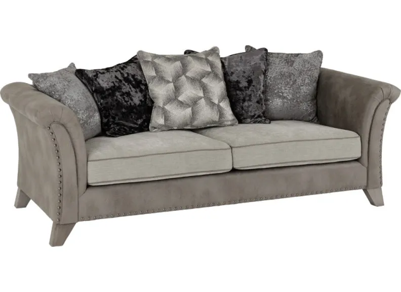 Grace Three Seat Sofa W/Scatter Cushions