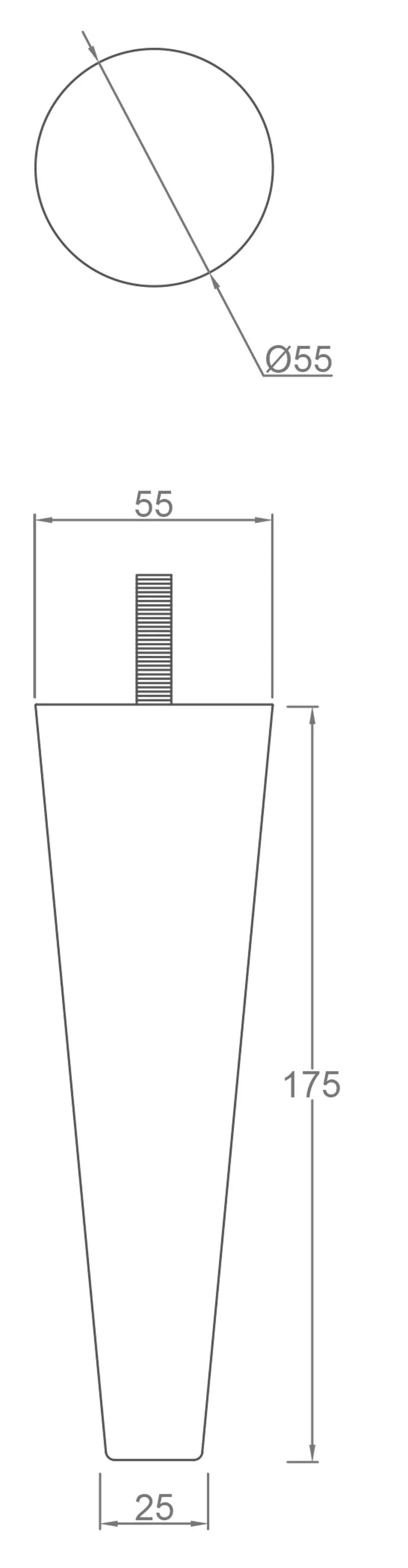 Hasna Tapered Furniture Legs