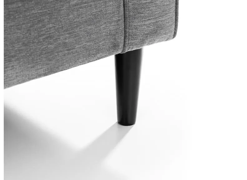 Hayward Grey Chenille Two Seat Sofa