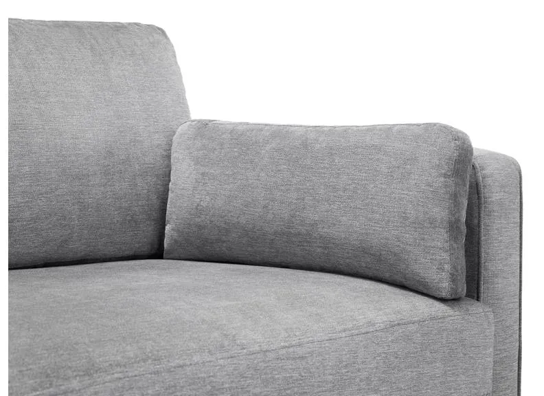 Hayward Grey Chenille Two Seat Sofa