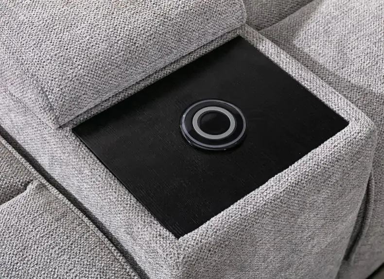 Herbert Powered Two Seat Sofas W/Console