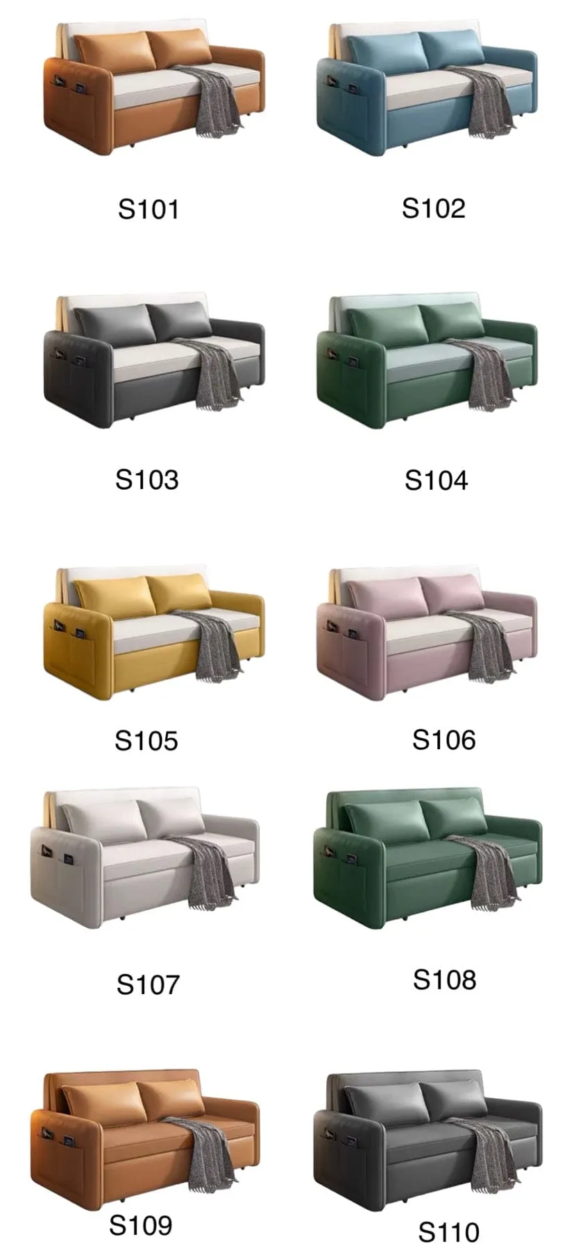 Julien Scratch Resistant Electric Sofa Bed