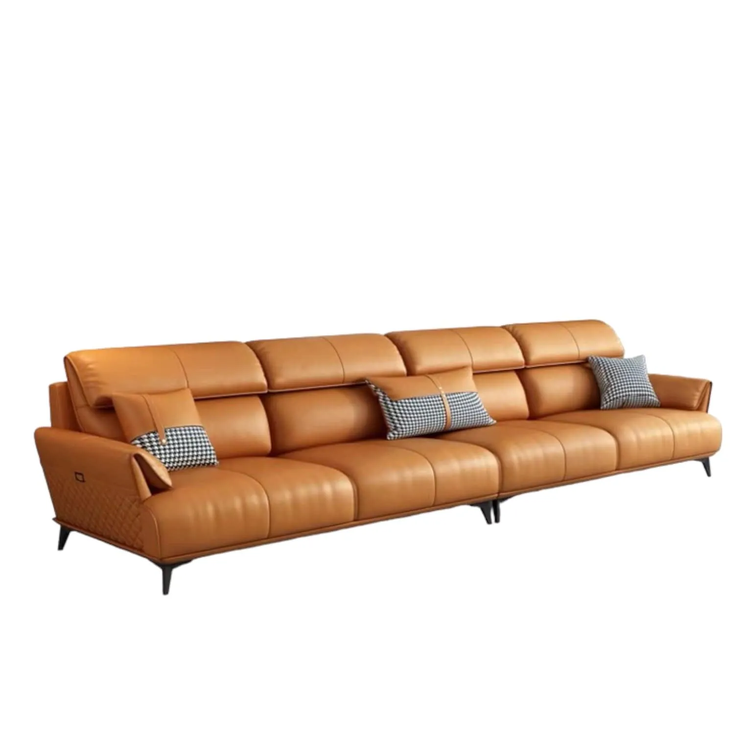 Lawry Leather Sectional Sofa