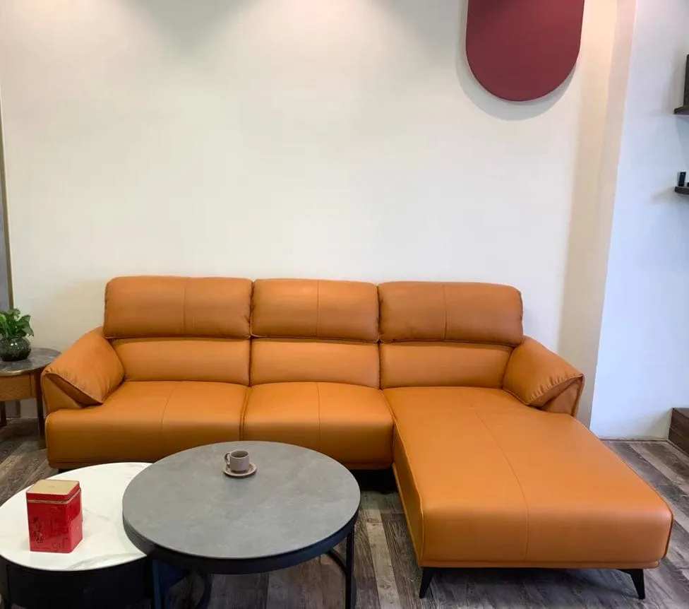 Lawry Leather Sectional Sofa