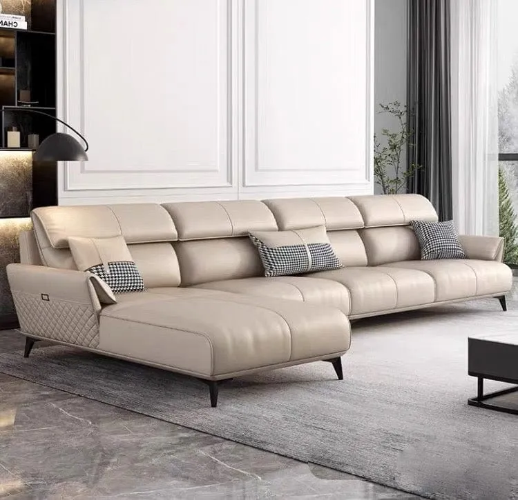 Lawry Leather Sectional Sofa