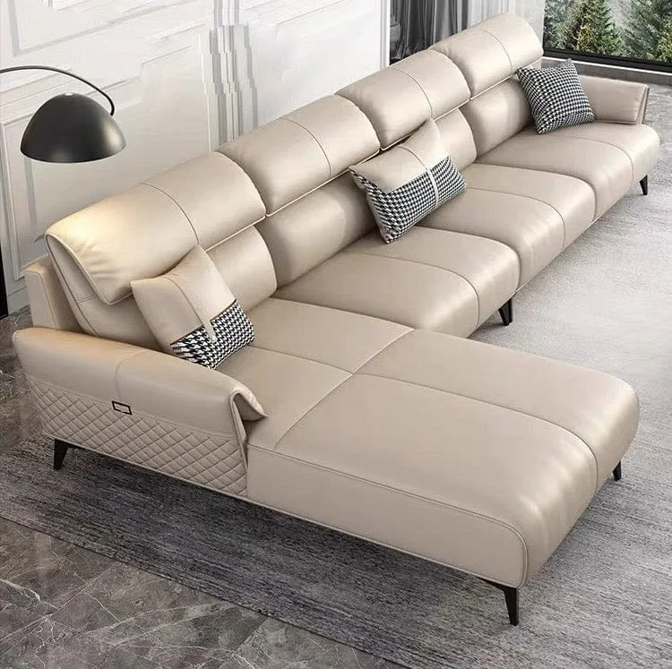 Lawry Leather Sectional Sofa