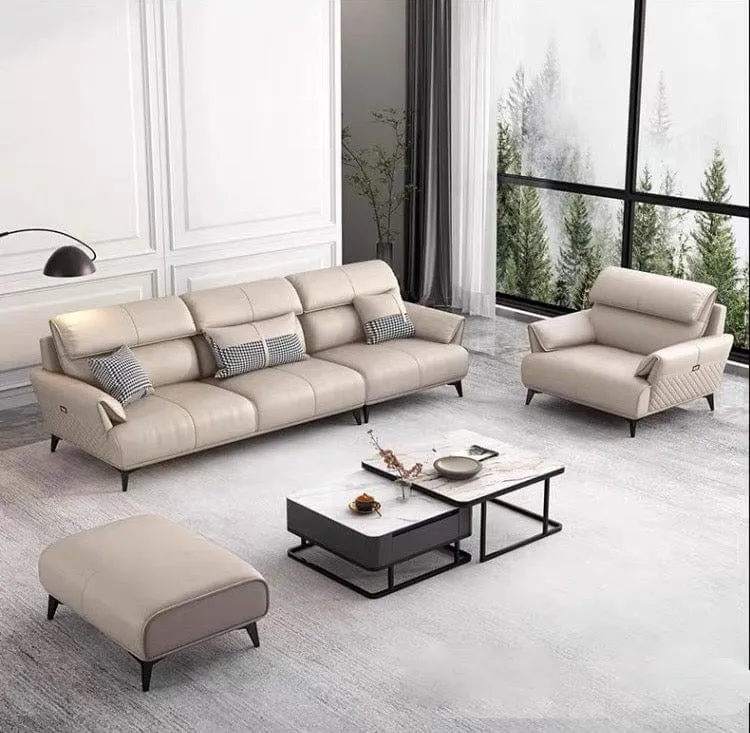 Lawry Leather Sectional Sofa