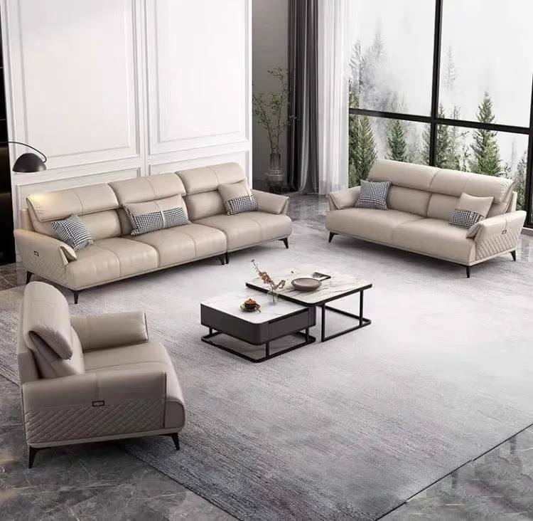 Lawry Leather Sectional Sofa