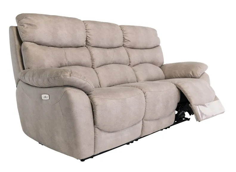Layla Soft Touch Fabric Powered 3PP Sofas